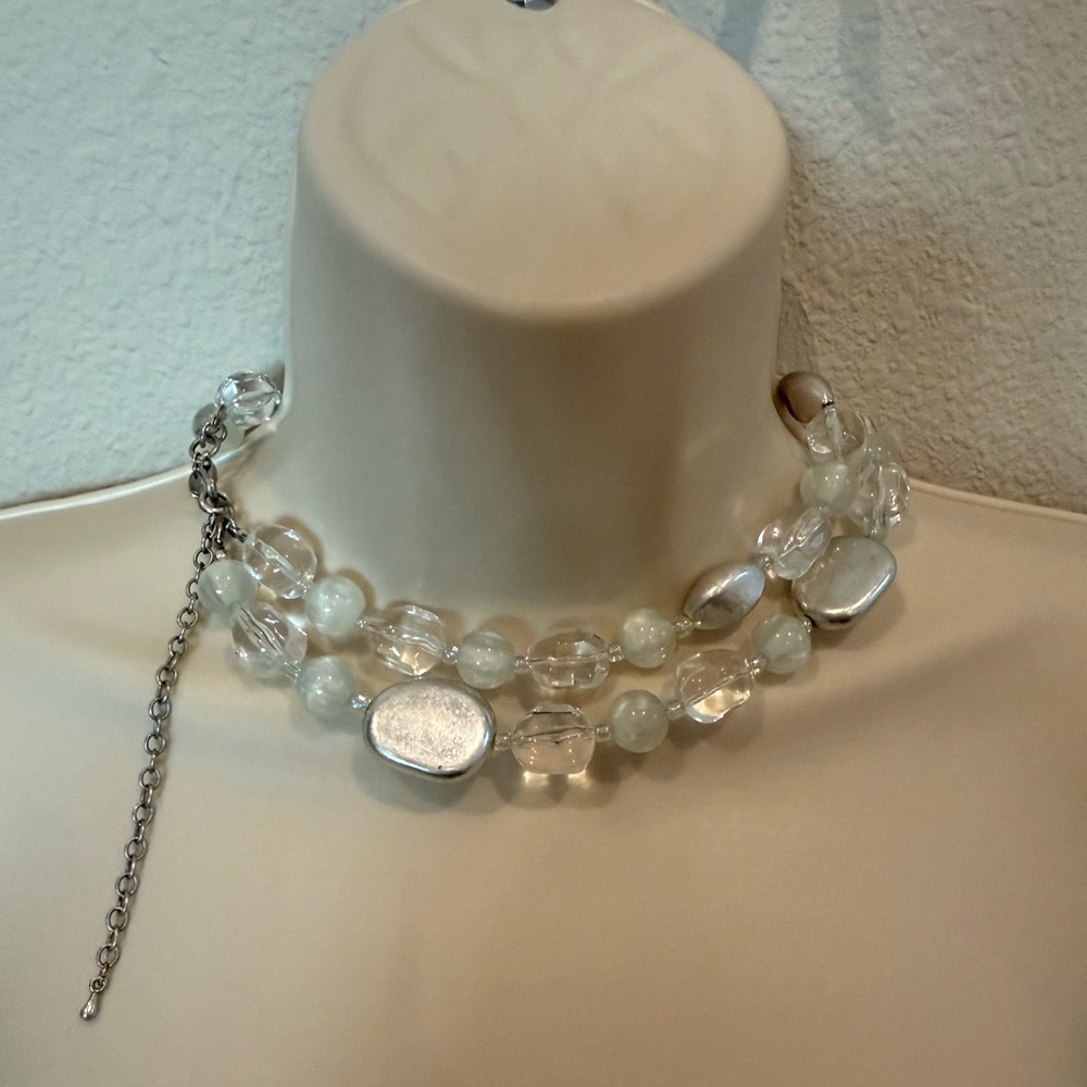NWOT Premier Designs “Casual Cool” two-strand adjustable necklace - Picture 3 of 4